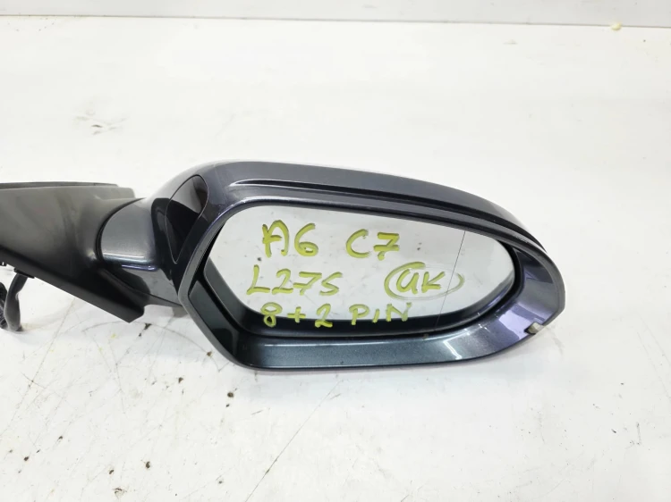 LUSTERKO ZEWNĘTRZNE PRAWE ASYSTENT AUDI A6 C7 8+2 PIN LZ7S UK