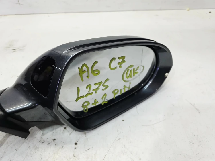 LUSTERKO ZEWNĘTRZNE PRAWE ASYSTENT AUDI A6 C7 8+2 PIN LZ7S UK