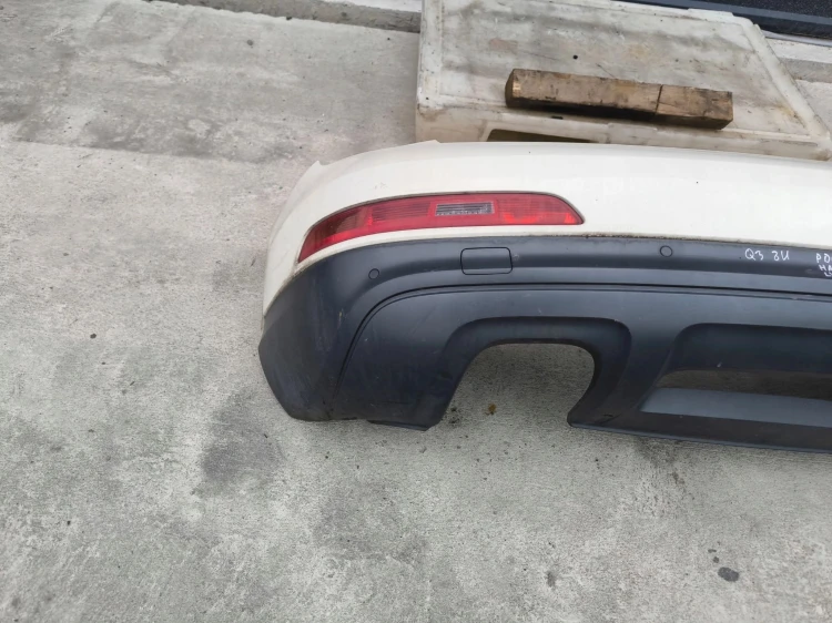 ZDERZAK TYLNI TYŁ AUDI Q3 8U LY9K PDC HAK ORYGINAŁ KOMPLET !