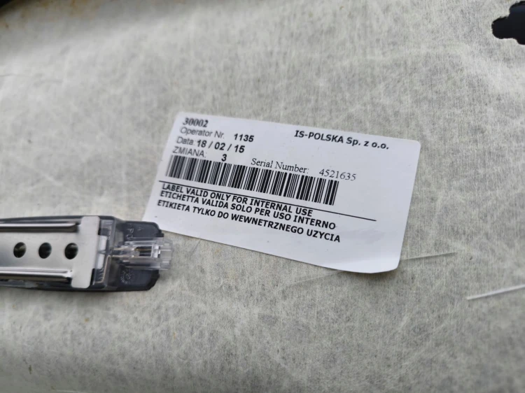PODSUFITKA KOMPLETNA AUDI A3 8V 3D 8V3867505B SP8 S LINE ORYGINAŁ !!!