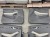 FOTEL FOTELE AUDI Q5 8R SKÓRA 2008-2016 SZARE KOMPLET !!! *2