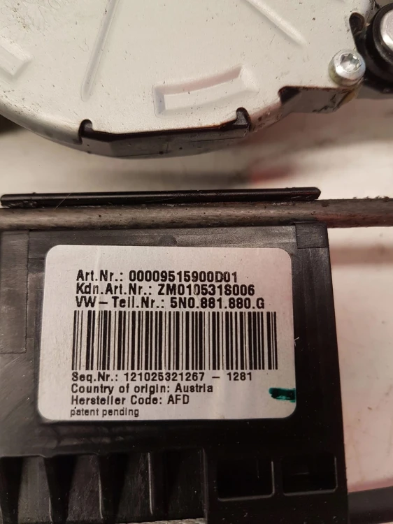MECHANIZM OPARCIA FOTELA AUDI A6 C7 A7 5N0881880Q