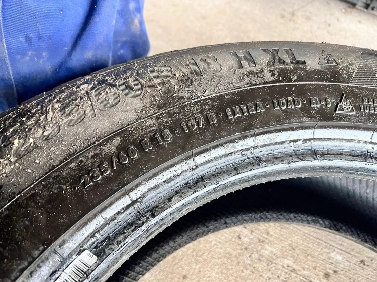 OPONY CONTINENTAL WINTERCONTACT TS850P 235/60R18 107H EXTRA LOAD 37/20 6MM