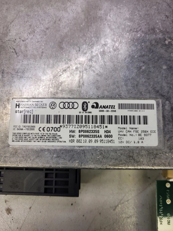 MODUŁ BLUETOOTH TELEFONU AUDI A3 A4 A6 8P0862335S 8P0862335AA