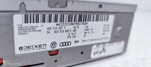 CZYTNIK DVD AUDI A4 A5 Q5 A6 4E0919887M 4E0910888E