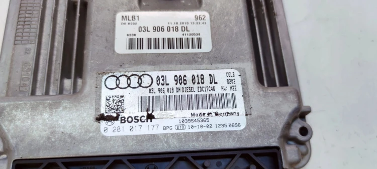 KOMPUTER STEROWNIK SILNIKA AUDI Q5 8R 2.0 TDI CGL 03L906018DL