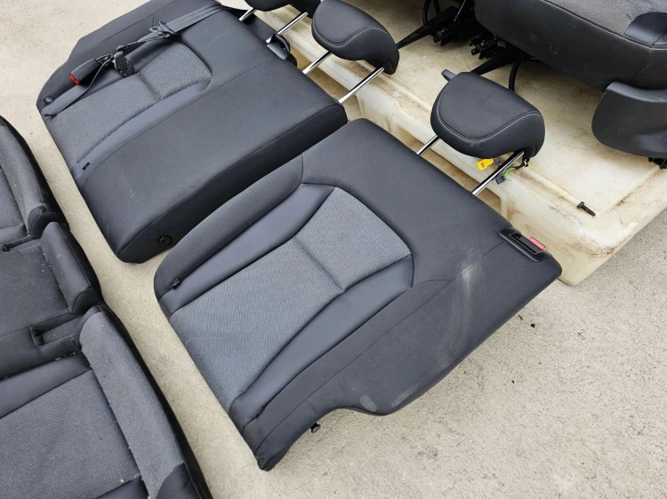 FOTEL FOTELE KOMPLET AUDI A1 8X 5-DRZWI SKÓRA+MATERIAŁ