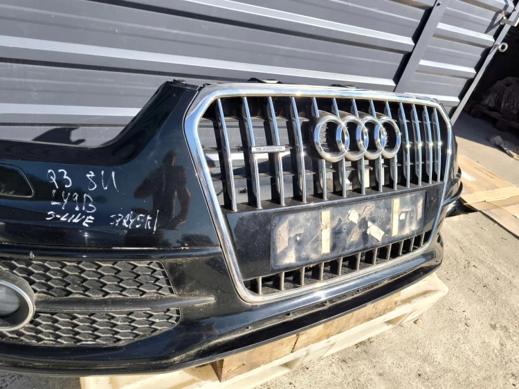 ZDERZAK PRZÓD AUDI Q3 8U LY9B POD SPRYSKIWACZE S LINE KOMPLETNY 2011-2014