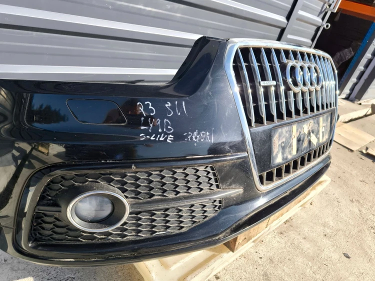 ZDERZAK PRZÓD AUDI Q3 8U LY9B POD SPRYSKIWACZE S LINE KOMPLETNY 2011-2014