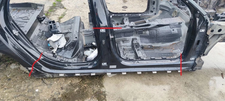 ĆWIARTKA PRÓG BOK PRAWA STRONA AUDI A6 C7 SEDAN AVANT 2011-2017 LY9B