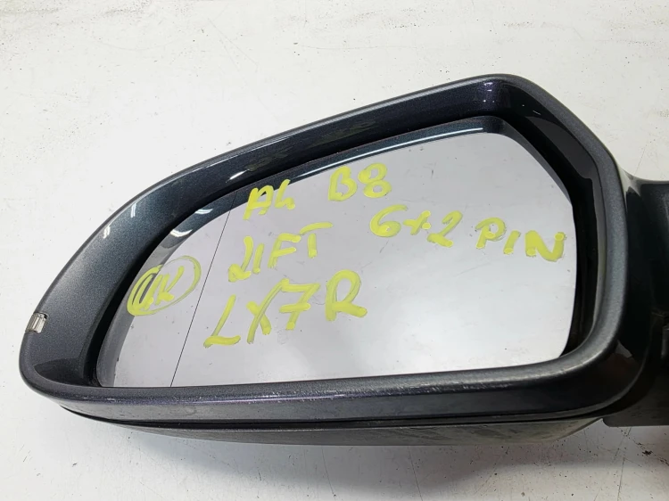 LUSTERKO ZEWNĘTRZNE LEWE AUDI A4 B8 LIFT LX7R 6+2 PIN UK