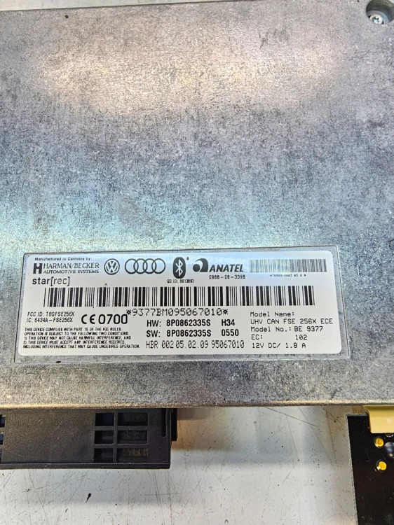 MODUŁ STEROWNIK BLUETOOTH TELEFONU AUDI A3 8P 8P0862335S 8P0862335S