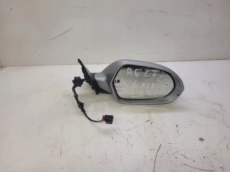 LUSTERKO ZEWNĘTRZNE PRAWE AUDI A6 C7 LZ7G 6 PIN UK