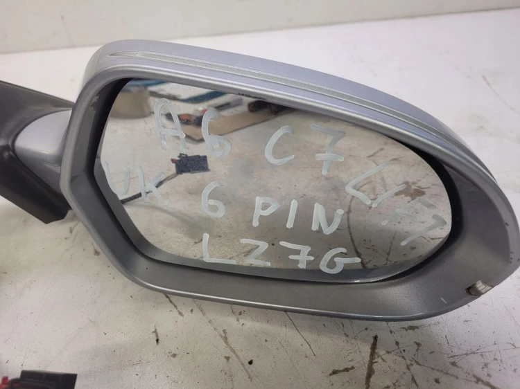 LUSTERKO ZEWNĘTRZNE PRAWE AUDI A6 C7 LZ7G 6 PIN UK