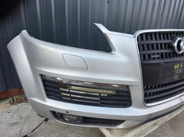 ZDERZAK PRZÓD AUDI Q7 4L S LINE SPRYSKI PDC KOMPLETNY ORYGINAŁ !!!