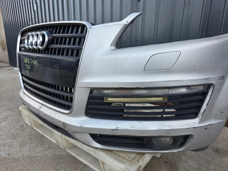 ZDERZAK PRZÓD AUDI Q7 4L S LINE SPRYSKI PDC KOMPLETNY ORYGINAŁ !!!