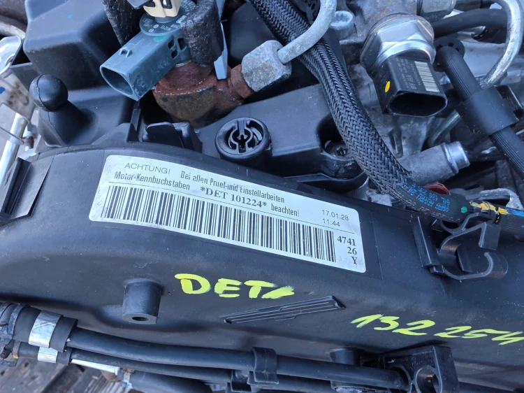 SILNIK KOMPLETNY AUDI A4 B9 A5 Q5 A6 2.0 TDI DET DETA 132254 KM ORYGINAŁ !!