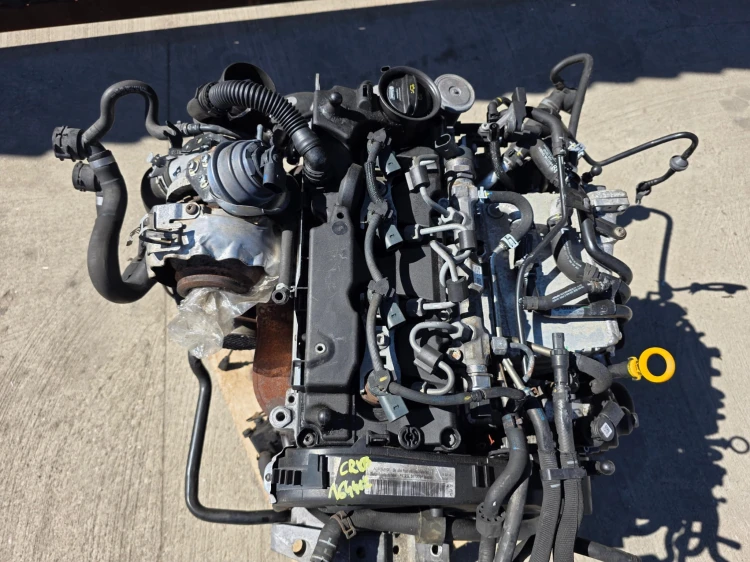 SILNIK KOMPLETNY AUDI VW SEAT SKODA 1.6 TDI CRK CRKB 164412 KM ORYGINAŁ !!