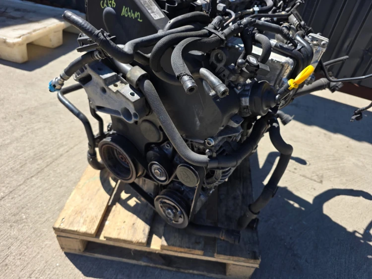 SILNIK KOMPLETNY AUDI VW SEAT SKODA 1.6 TDI CRK CRKB 164412 KM ORYGINAŁ !!