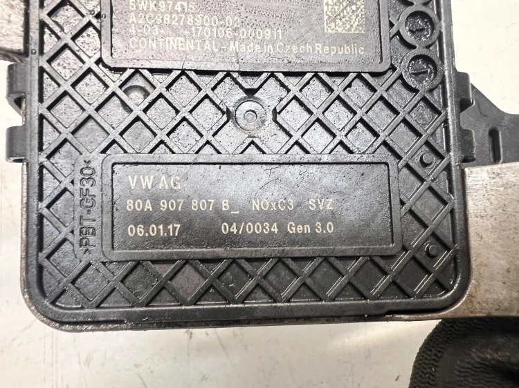 SONDA LAMBDA CZUJNIK NOX AUDI Q5 FY 2.0 TDI 80A907807B NOxC3