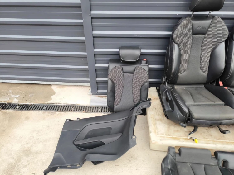 FOTEL FOTELE KOMPLET AUDI A3 8V 3-DRZWI SKÓRA+MATERIAŁ S LINE *2 !!!