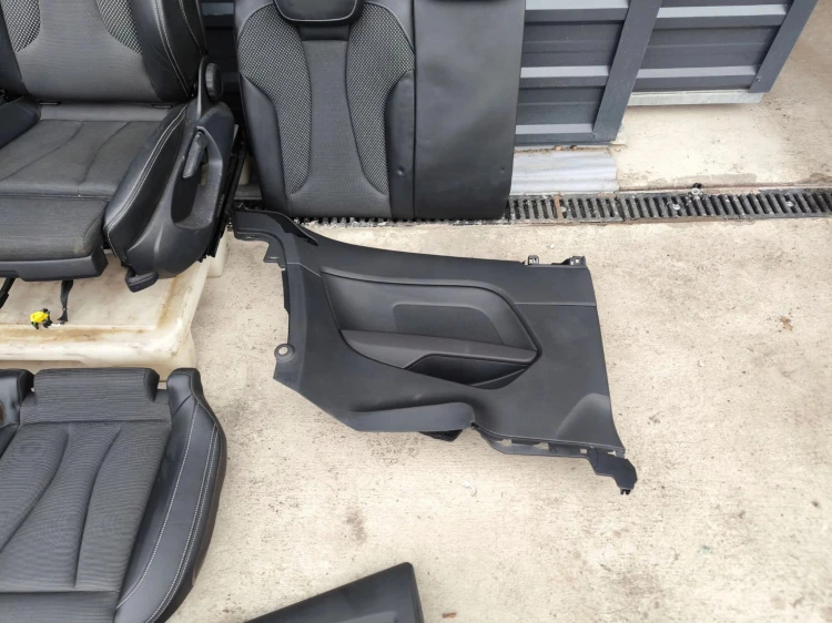 FOTEL FOTELE KOMPLET AUDI A3 8V 3-DRZWI SKÓRA+MATERIAŁ S LINE *2 !!!