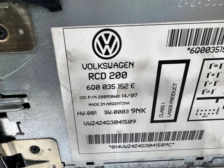 RADIO CD VW SHARAN 6Q0035152E