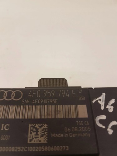 MODUŁ DRZWI PRAWY TYŁ AUDI A6 C6 4F0959794E