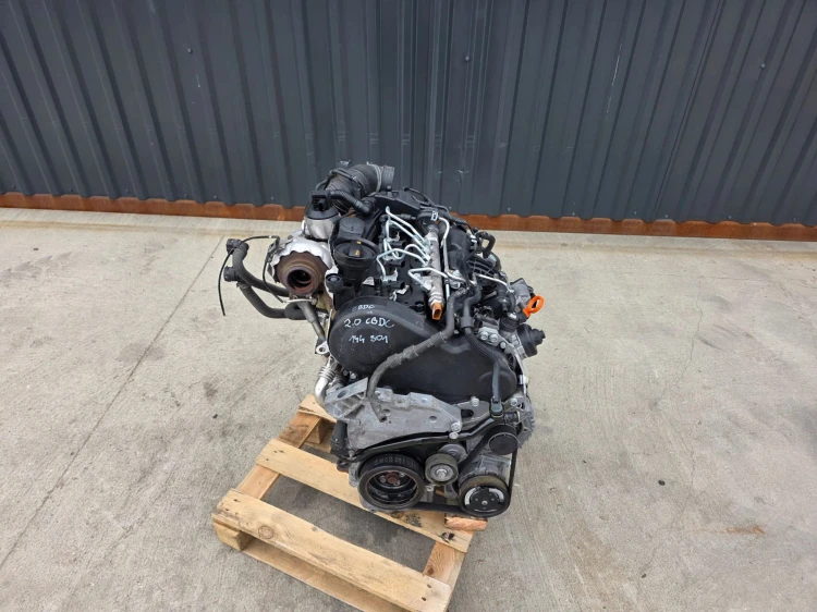SILNIK KOMPLETNY AUDI VW SEAT SKODA 2.0 TDI CBD CBDC 144801 KM ORYGINAŁ !!!
