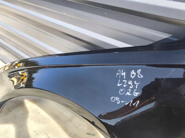 BŁOTNIK LEWY PRZÓD AUDI A4 B8 2008-2011 LZ9Y SEDAN AVANT KOMBI ORYGINAŁ