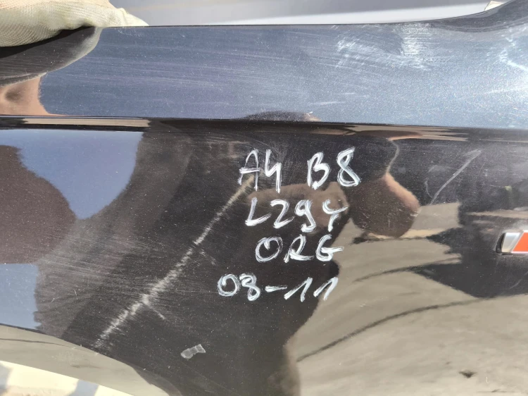 BŁOTNIK LEWY PRZÓD AUDI A4 B8 2008-2011 LZ9Y SEDAN AVANT KOMBI ORYGINAŁ