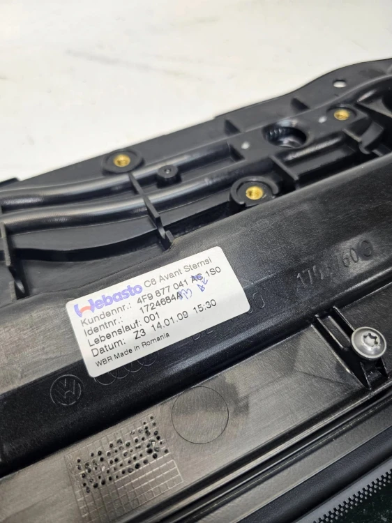 SZYBERDACH KOMPLET AUDI A6 C6 AVANT 4F9877041AC