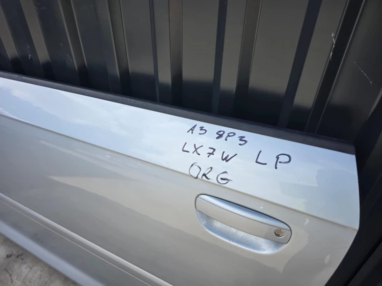 DRZWI LEWY PRZÓD AUDI A3 8P LX7W 3-DRZWI 2003-2011 ORYGINAŁ !!!