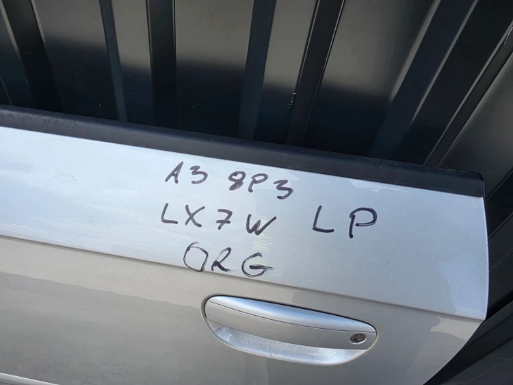DRZWI LEWY PRZÓD AUDI A3 8P LX7W 3-DRZWI 2003-2011 ORYGINAŁ !!!