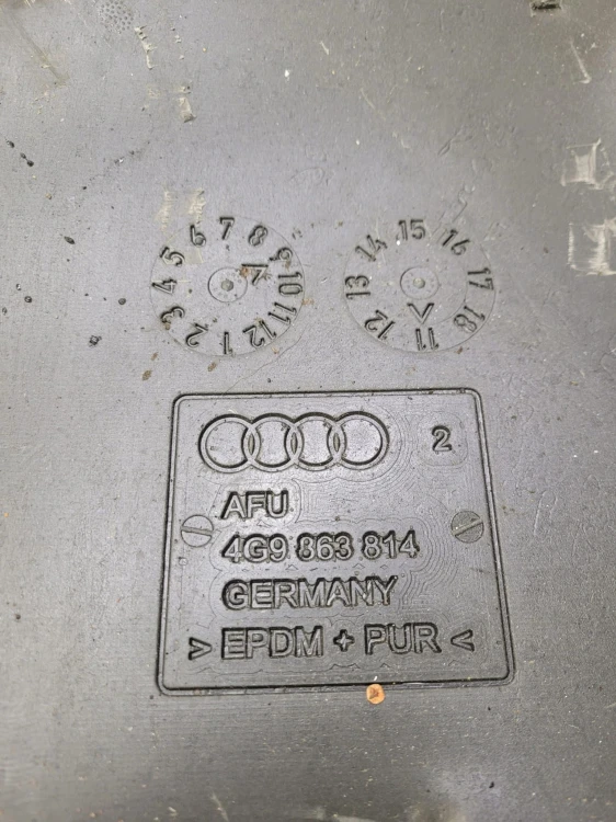 WYGŁUSZENIE NADKOLA PRAWY TYŁ AUDI A6 C7 4G9863814