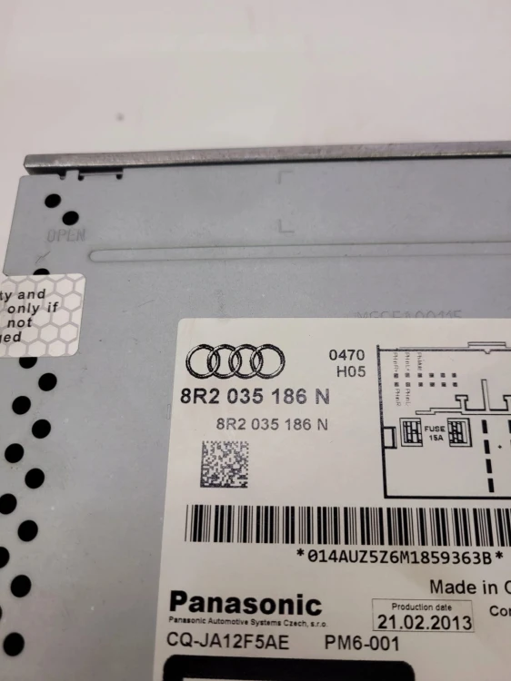 RADIO ZMIENIARKA CD AUDI A4 A5 Q5 LIFT 8R2035186N