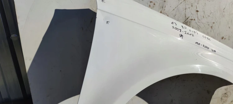 BŁOTNIK PRAWY PRZÓD AUDI A3 8P LIFT LY9C 08-12 ORG