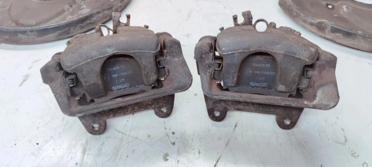 ZACISK ZACISKI HAMULCOWE LEWY + PRAWY TYŁ AUDI A4 B6 B7 288 MM KOMPLET