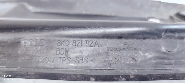 WYGŁUSZENIE BŁOTNIKA PRAWE AUDI A4 B8 8K0821112A