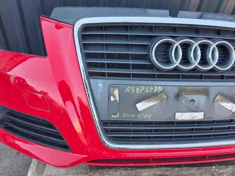 ZDERZAK PRZÓD AUDI A3 8P LIFT 2008-2011 LY3J KOMPLETNY !!!