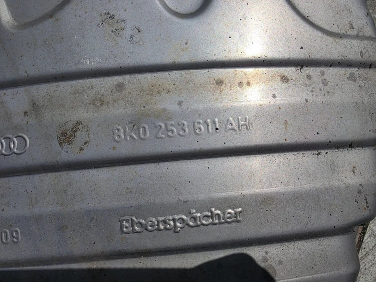 TŁUMIK WYDECH AUDI A4 B8 A5 8T TFSI 8K0253611AH 8K0253411E 8K0119F