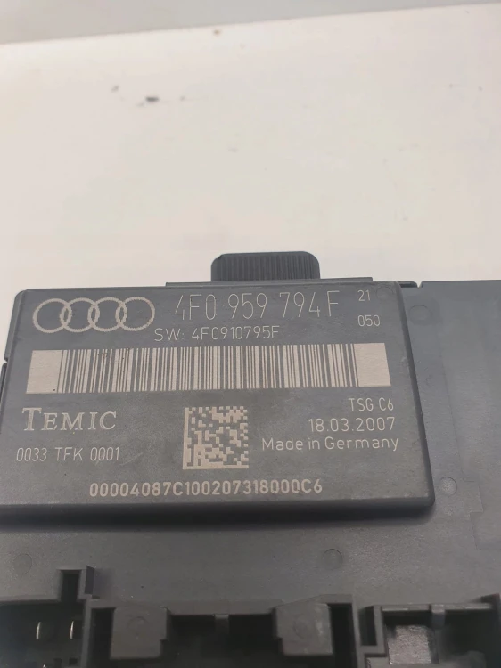 MODUŁ STEROWNIK DRZWI AUDI A6 C6 Q7 4L 4F0959794F