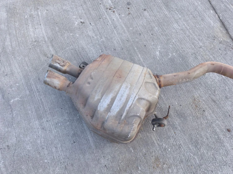 TŁUMIK WYDECH AUDI A4 B8 A5 8T 2.0 TDI 8K0253411R 8K0119A 8K0253611BE