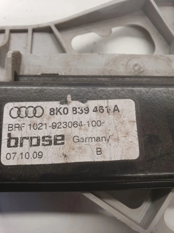 MECHANIZM SZYBY LEWY TYŁ AUDI A4 B8 8K0839461 SEDAN AVANT KOMBI ORYGINAŁ !!