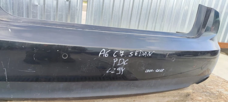 ZDERZAK TYŁ AUDI A6 C7 SEDAN LZ9Y PDC 2011-2015