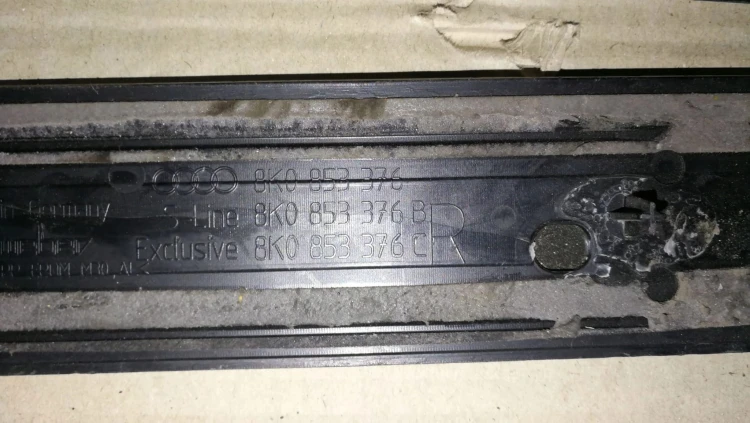 LISTWA PROGOWA PRAWY TYŁ AUDI A4 B8 8K0853376