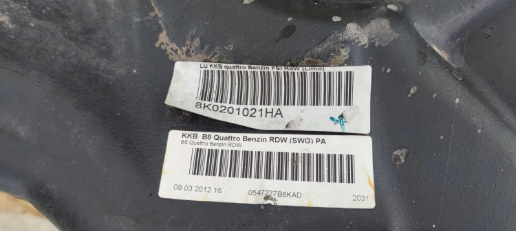 BAK ZBIORNIK PALIWA AUDI A4 B8 8K0201021HA 3.0 TFS