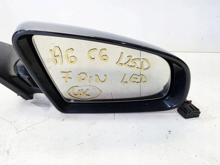 LUSTERKO ZEWNĘTRZNE PRAWY PRZÓD LED AUDI A6 C6 LZ5D 7 PIN UK