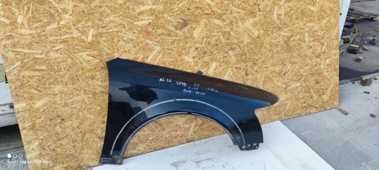 BŁOTNIK PRAWY PRZÓD AUDI A6 C6 LIFT LY9B 08-11ORG