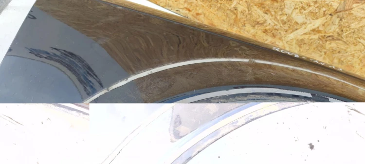 BŁOTNIK PRAWY PRZÓD AUDI A6 C6 LIFT LY9B 08-11ORG